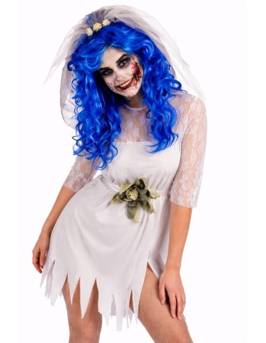 Fantasia Noiva Cadáver Tamanho M | Fantasias para Adultos O Rei do Carnaval